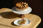 8 inch Biscoff buttercream sponge cake with crushed Biscoff topping from Blue Moon Bakehouse