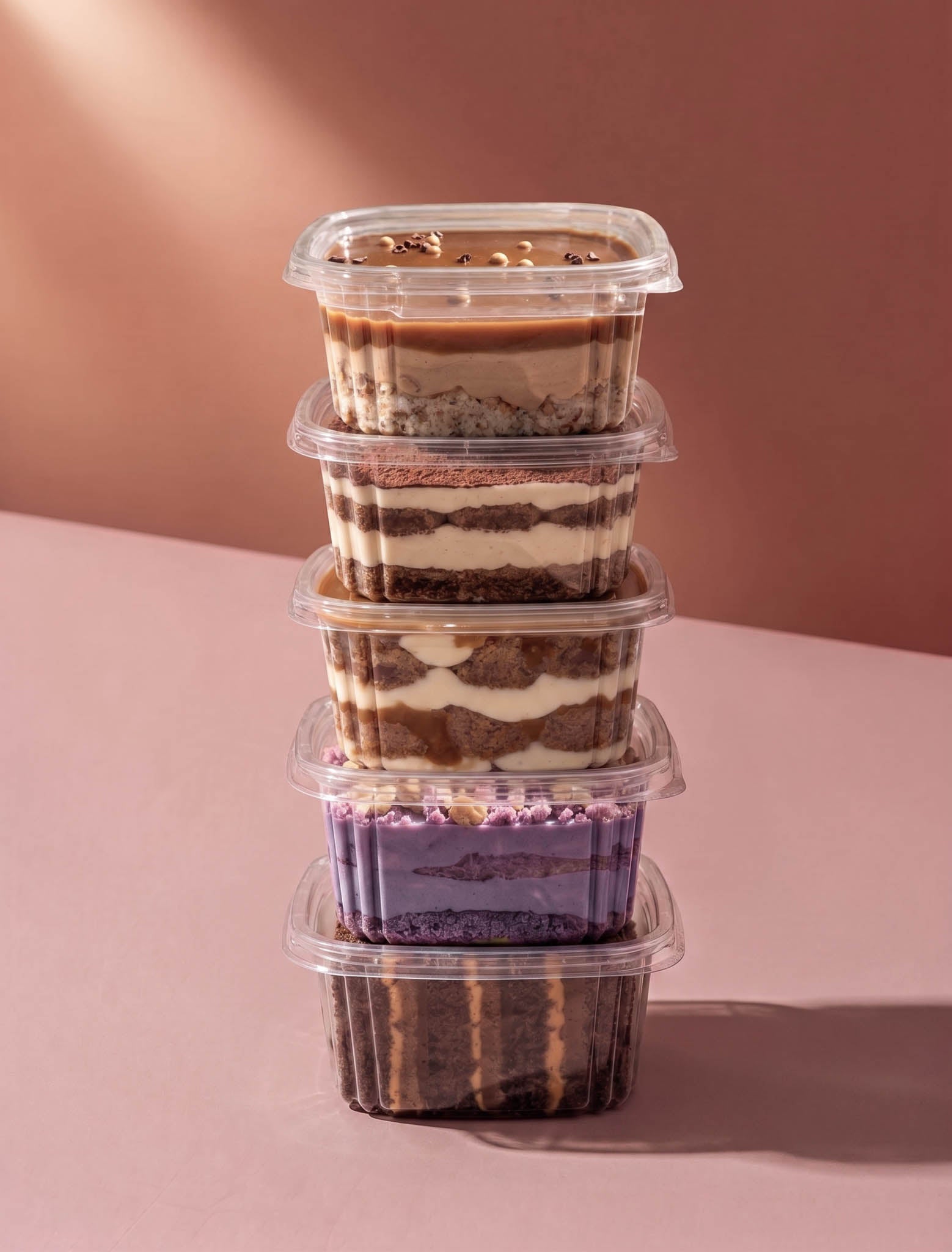 Blue Moon Bakehouse Whānau Box — four assorted dessert boxes packed to share, bakery's pick of the range