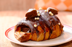 Box of 6 premium filled croissants with Dubai Pistachio Creme Brulee Matcha and more from Blue Moon Bakehouse