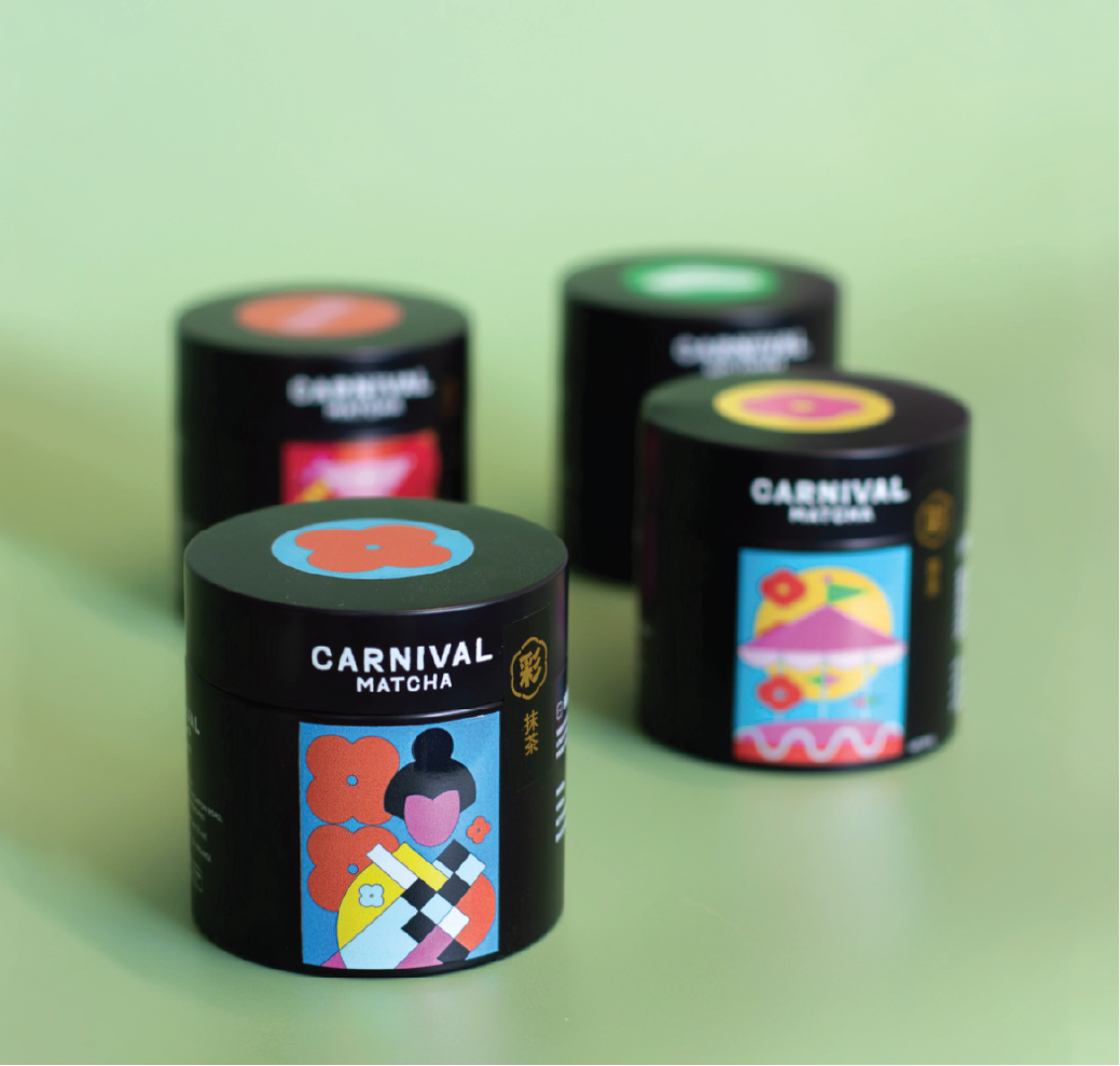 Carnival Matcha premium Japanese matcha powder from Uji Kyoto available in multiple blends