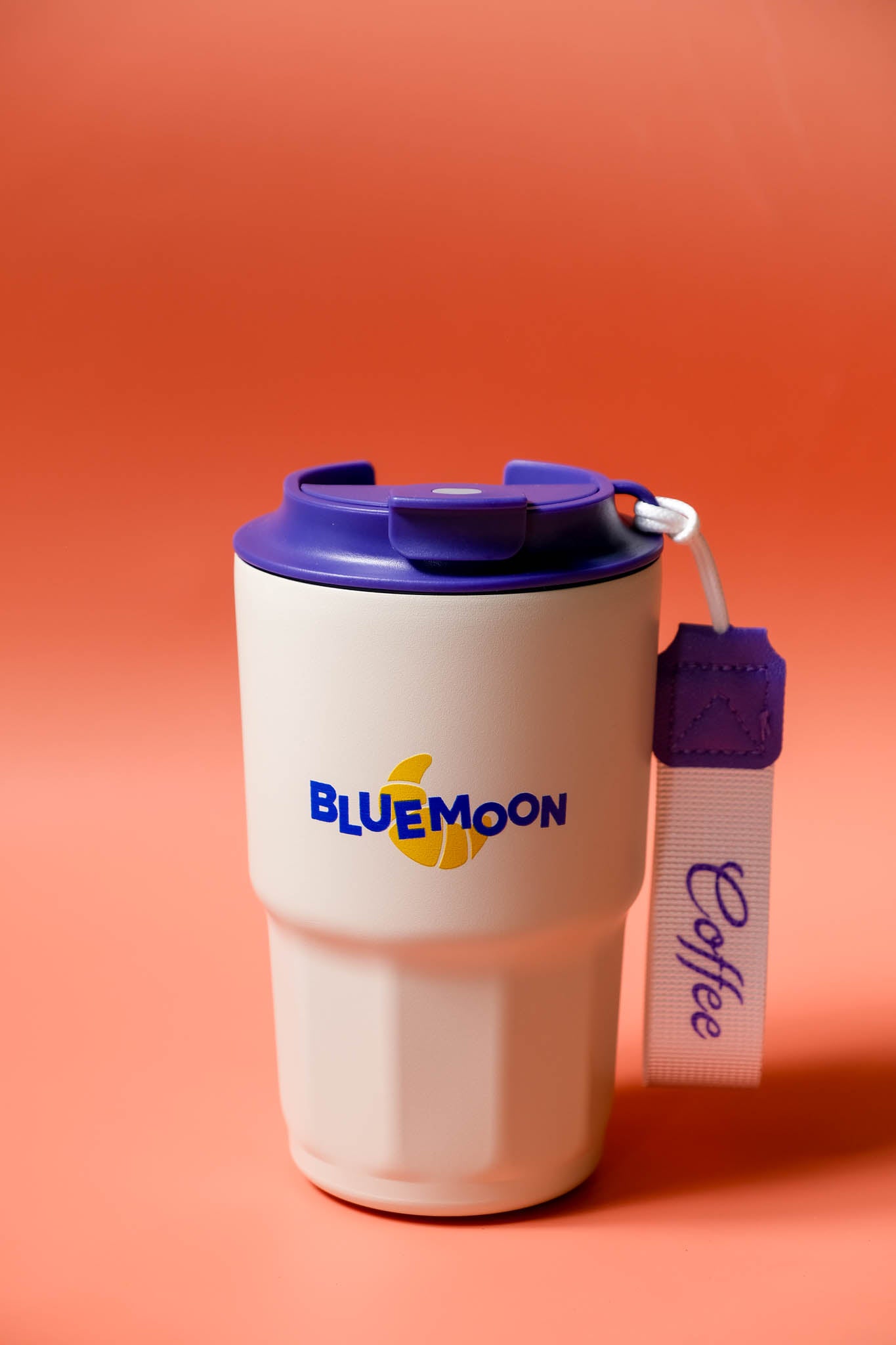 Blue Moon Thermal Coffee Cup — 480ml Reusable