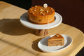 8 inch hazelnut caramel mousse cake with four handcrafted layers from Blue Moon Bakehouse Christchurch