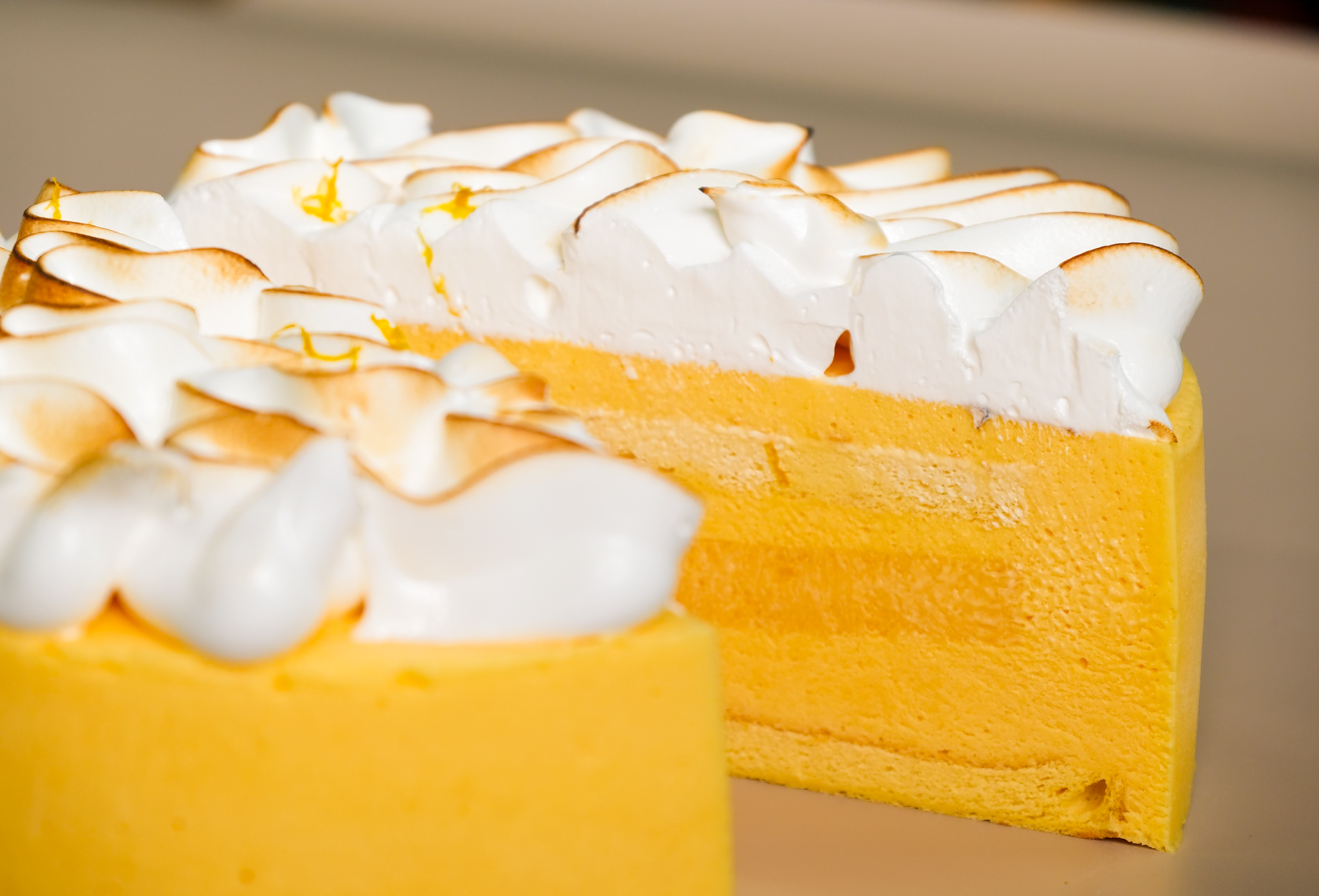 Lemon Meringue Layered Cake 8"