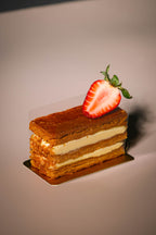Laminated croissant dough mille-feuille with vanilla cream filling. Box of 4. 24hr pre-order. Blue Moon Bakehouse, Christchurch.