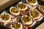 Pistachio grinded by Blue Moon Bakehouse, natural pistachio only soft cinnamon roll 