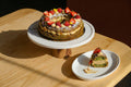 8 inch pistachio Paris-Brest choux pastry with house-ground pistachio praline cream from Blue Moon Bakehouse